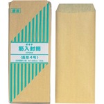 筋入封筒　長４　１００枚パック　【お取り寄せ品】８営業日以内届