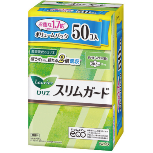 ロリエ　スリムガード　多い昼用羽付ＢＰ　５０個