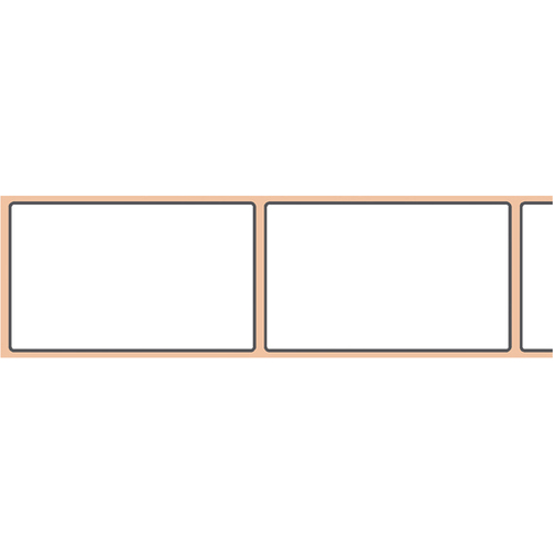 プレカット紙ラベル　（幅６０ｍｍ&times;長さ１００ｍｍ／１巻６８０枚／３巻入り）　ＲＤ－Ｕ１６Ｊ１　■お取り寄せ品
