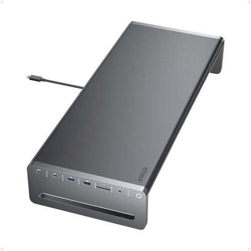 Ａｎｋｅｒ　ＵＳＢ－Ｃ　ハブ　（１０－ｉｎ－１　Ｍｏｎｉｔｏｒ　Ｓｔａｎｄ）　ダークグレー　■２営業日内届
