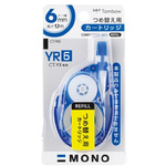 修正テープ　モノＹＸ用カートリッジ６ｍｍ　１０個入