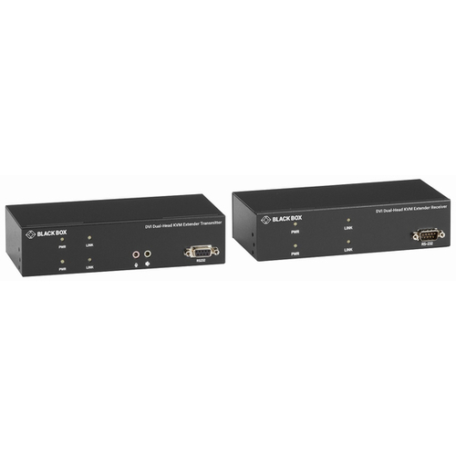 デュアルディスプレイ対応ＫＶＭエクステンダーキット　（ＤＶＩ－Ｄ／ＵＳＢ／光ファイバ／フルＨＤ対応）　■お取り寄せ品