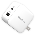 ＡＣ充電器　ＡＣ　ＵＳＢＡ＋Ｃ　ＰＤ３０Ｗ　ホワイト　ＡＣ－０７５　■お取り寄せ品