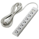 ＯＡタップ３Ｐ７個口　マグネット　スイッチ　３ｍ