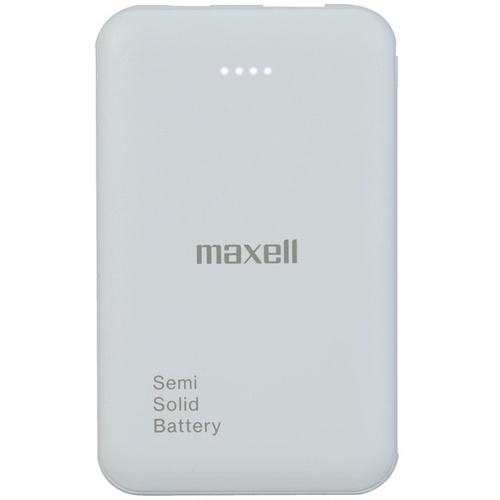 半固体電池採用モバイル充電バッテリー　５０００ｍＡｈ　（ホワイト）　ＭＰＣ－ＣＳＳＢ５０００ＷＨ　■お取り寄せ品