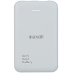半固体電池採用モバイル充電バッテリー　５０００ｍＡｈ　（ホワイト）　ＭＰＣ－ＣＳＳＢ５０００ＷＨ　■お取り寄せ品