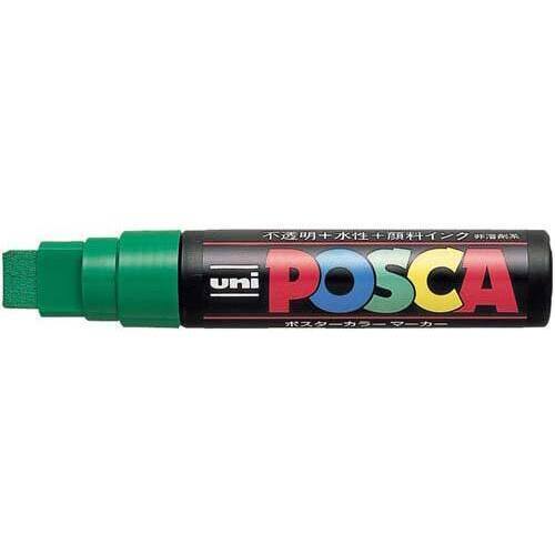水性マーカー　ポスカ　極太　緑
