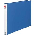 チューブファイル　エコツインＲ青Ａ３横背幅４５ｍｍ１－３冊