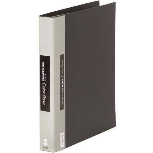 カラーベース差替式黒Ａ４縦背幅４０ｍｍ３０穴３冊