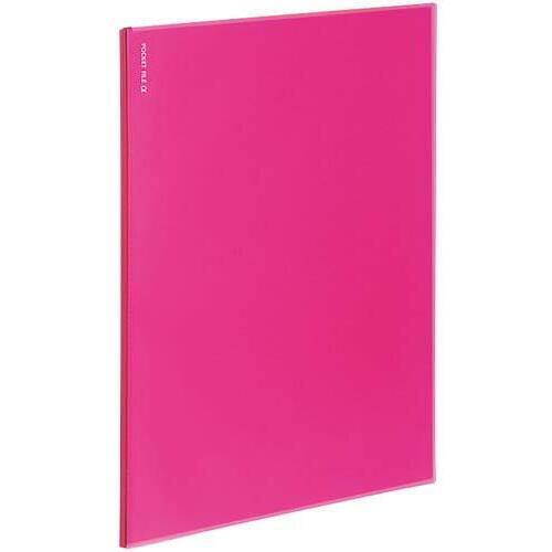 ポケットファイル&alpha;１２Ｐ＜ノビータ&alpha;＞桃１０冊