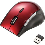 無線５ボタンブルーＬＥＤマウス　レッド