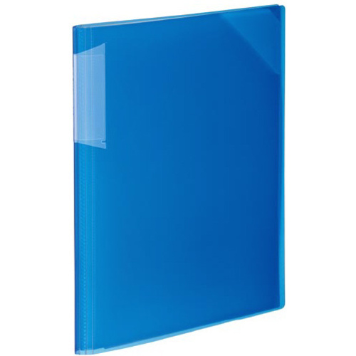 クリヤーホルダーブックノビータＡ４青１２Ｐ
