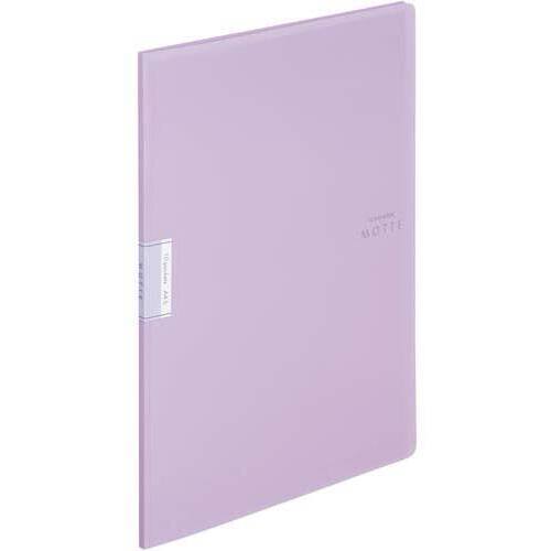 クリヤーブックモッテＡ４縦　１０Ｐ　紫１０冊