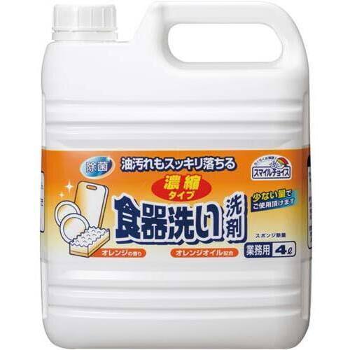 スマイルチョイス　食器洗い洗剤濃縮タイプ　４Ｌ&times;３