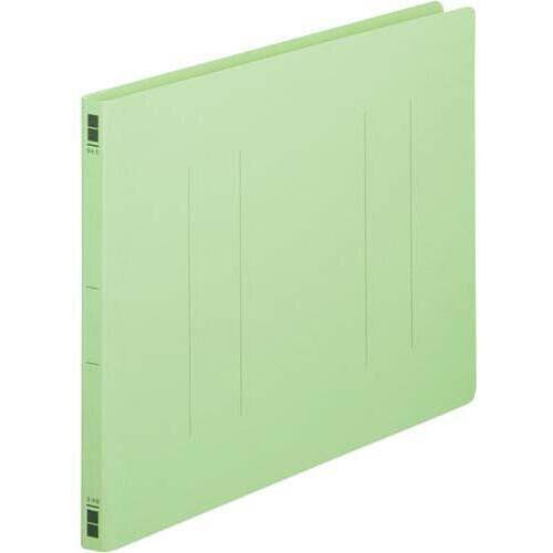 フラットファイル樹脂とじ具　Ｂ４横　緑　１００冊