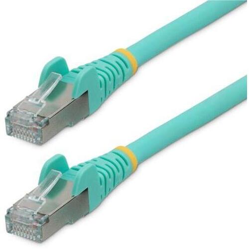カテゴリ６ＡＬＡＮケーブル／１０ｍ／アクア／低煙ゼロハロゲン　ＮＬＡＱ－１０Ｍ－ＣＡＴ６Ａ－ＰＡＴＣＨ　■お取り寄せ品