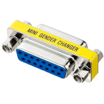 ジェンダーチェンジャー（Ｄ－ｓｕｂ１５ｐｉｎメスメス）　ＡＤ１５Ｓ－ＦＦＫ　■お取り寄せ品