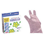 サクラメンポリエチレンエンボス手袋デラックス　Ｓ　【お取り寄せ品】７営業日以内届