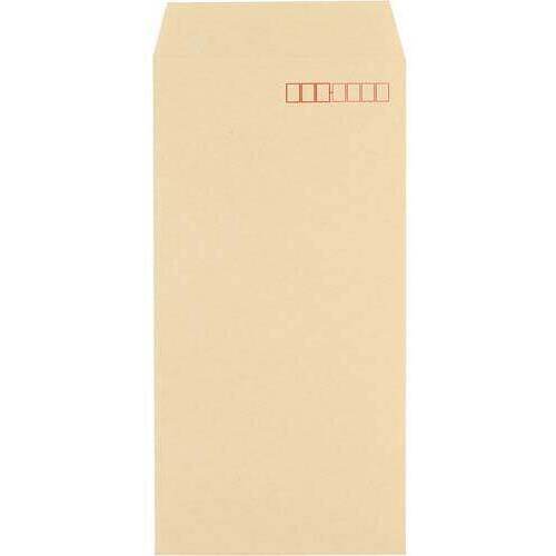 クラフト封筒　スミ貼　長３　７０ｇ　１００枚入