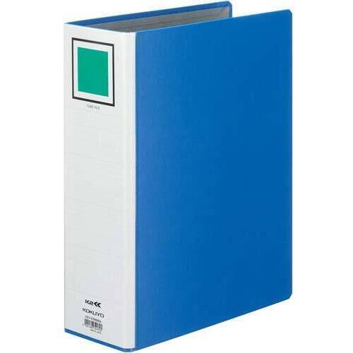 両開きチューブファイル　＜Ｋ２＞Ａ４縦背幅９５ｍｍ青１０冊