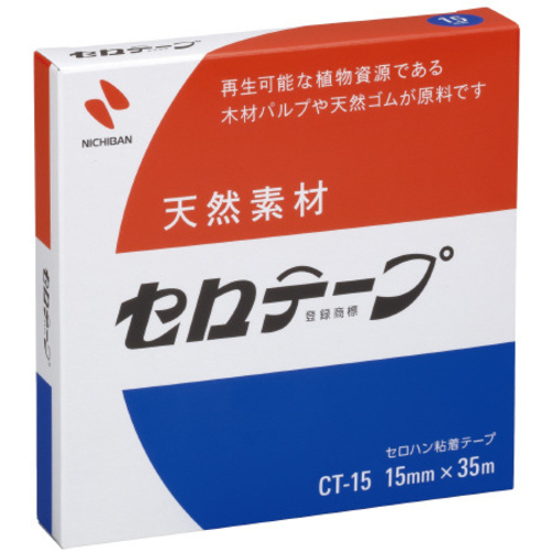 セロハン粘着テープ　大巻　幅１５ｍｍ&times;長さ３５ｍ