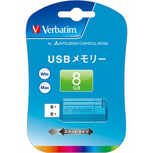 ＵＳＢフラッシュメモリ　８ＧＢ　ブルー　ＵＳＢＰ８ＧＶＢ１　■お取り寄せ品