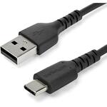 １ｍ　ＵＳＢ－Ａ－ＵＳＢ－Ｃ　ケーブル　ＵＳＢ　２．０準拠　ブラック　■２営業日内届