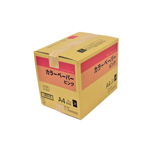 (まとめ) TANOSEE αエコカラーペーパーIIA4 ピンク 1セット(2500枚:500枚×5冊) 〔×5セット〕 代引不可 （まとめ） TANOSEE αエコカラーペーパーII A4 イエロー 少