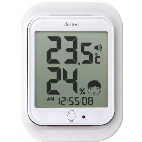 デジタル温湿度計「ルーモ」　ホワイト　Ｏ－２９３ＷＴ　■お取り寄せ品