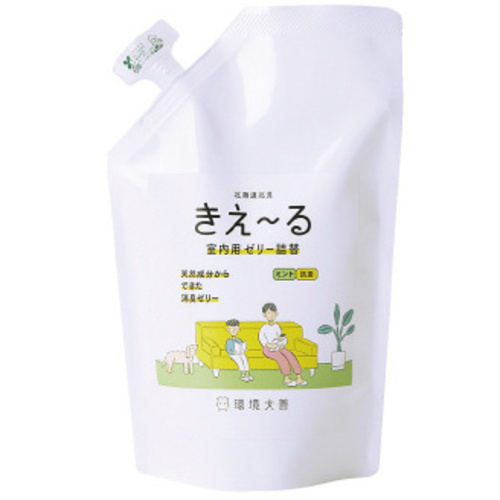 きえーる　室内用　ゼリータイプ　ミントの香り　詰替４８０ｇ　【お取り寄せ品】９営業日以内届