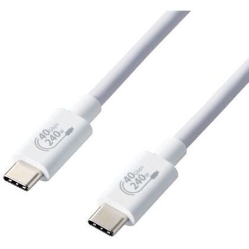 ＵＳＢ４ケーブル／Ｃ－Ｃ／認証品／２４０Ｗ／１．０ｍ／ホワイト　ＵＳＢ４－ＣＣＰＥ１０ＮＷＨ　■お取り寄せ品