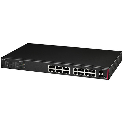 法人向け　レイヤー２　Ｇｉｇａ　ＰｏＥ　スマートスイッチ　２４ポート　ＢＳ－ＧＳ２１２４Ｐ　■２営業日内届