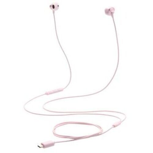 有線イヤホン／ＵＳＢ　Ｔｙｐｅ－Ｃ／高耐久／セミオープン／１４．２ｍｍドライバ／ピンク　■お取り寄せ品