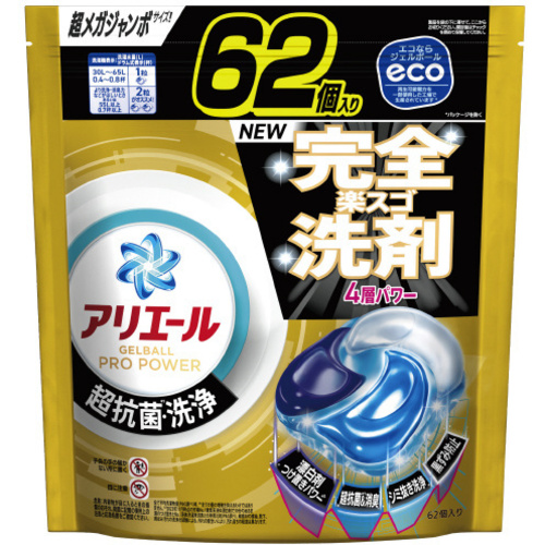 アリエールジェルボールプロ　パワー　替６２個