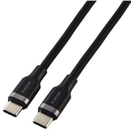 ＵＳＢ　Ｔｙｐｅ－Ｃ　ｔｏ　Ｃケーブル／なめらか／２．０ｍ／ブラック　ＭＰＡ－ＣＣ５ＰＳＳＡ２０ＢＫ　■お取り寄せ品