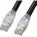 カテゴリ６Ａ屋外用ＬＡＮケーブル（ブラック・５０ｍ）　ＫＢ－Ｔ６ＡＡＤ－５０ＢＫ　■お取り寄せ品