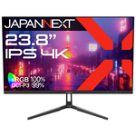 液晶ディスプレイ　２３．８型／３８４０×２１６０／ブラック　ＪＮ－ＩＰＳ２３８Ｕ　■２営業日内届