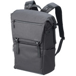 プラスシェル　シティ　ロールトップバックパック１８　Ｇ０５　カメラバッグ　ブラック　■お取り寄せ品