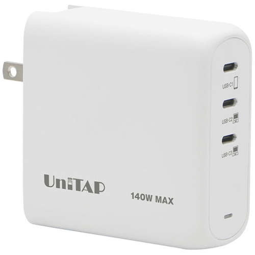 ＵＳＢ－Ｃ&times;３ポート搭載ＰＤ１４０Ｗ対応充電器　ＰＰＳ－ＰＤ１４０Ｃ３　■お取り寄せ品