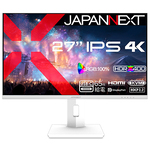 液晶ディスプレイ　２７型／３８４０×２１６０／ホワイト　ＪＮ－ＩＰＳ２７Ｕ２－ＨＳＰＣ６－Ｗ　■２営業日内届