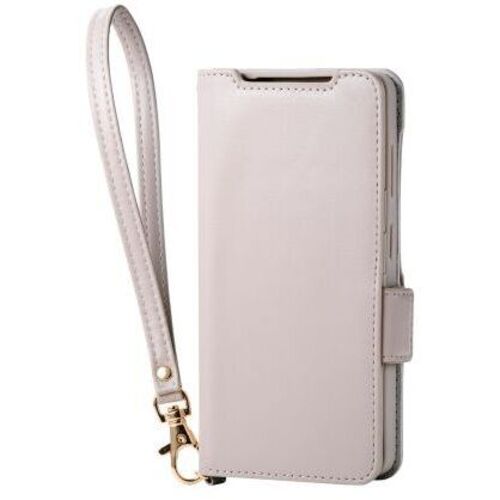 Ｇａｌａｘｙ　Ｓ２６　（ＳＣ－５１Ｇ）／手帳型ケース／磁石付／耐衝撃／ハンドストラップ付／グレージュ　■お取り寄せ品