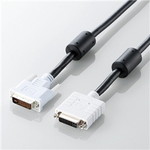 ＤＶＩ　アナログ延長ケーブル　１．０ｍ／ＤＶＩ－Ｉ２９ｐｉｎオス－ＤＶＩ－Ｉ２９ｐｉｎメス　ブラック　■お取り寄せ品