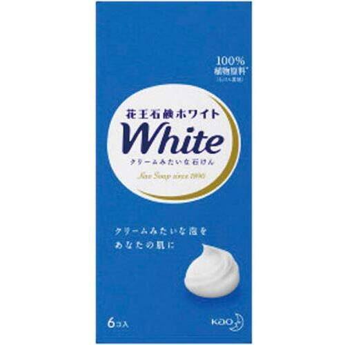 ホワイト石鹸　８５ｇ×６個入