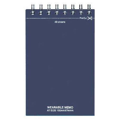 ポケットメモ丸穴ツインリング綴Ａ７Ｃ罫４０枚&times;１０　【お取り寄せ品】６営業日以内届