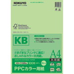 ＰＰＣカラー用紙　共用紙　Ａ４　１００枚　緑