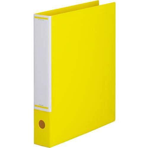 マニュアルリングファイル　背幅５０ｍｍＡ４縦　薄黄　１０冊