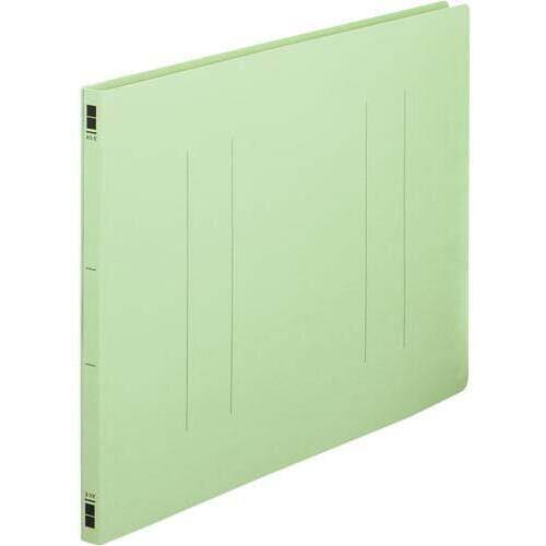 フラットファイル樹脂とじ具　Ａ３横　緑　１００冊