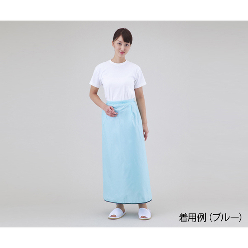 さっと入浴介助エプロン　ブルー　８－３９６６－０２