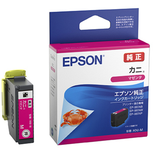 カラリオプリンター用　インクカートリッジ／カニ（マゼンタ）　ＫＮＩ－Ｍ　■お取り寄せ品