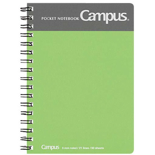 ポケットノートツインリングとじ５号Ｂ罫５０枚&times;１０